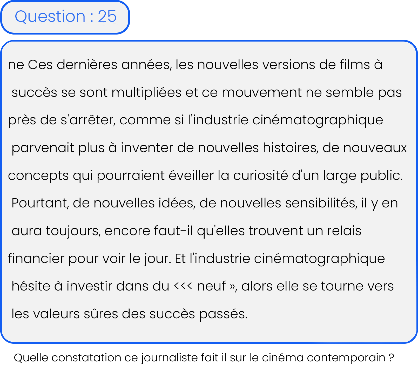 Question 25