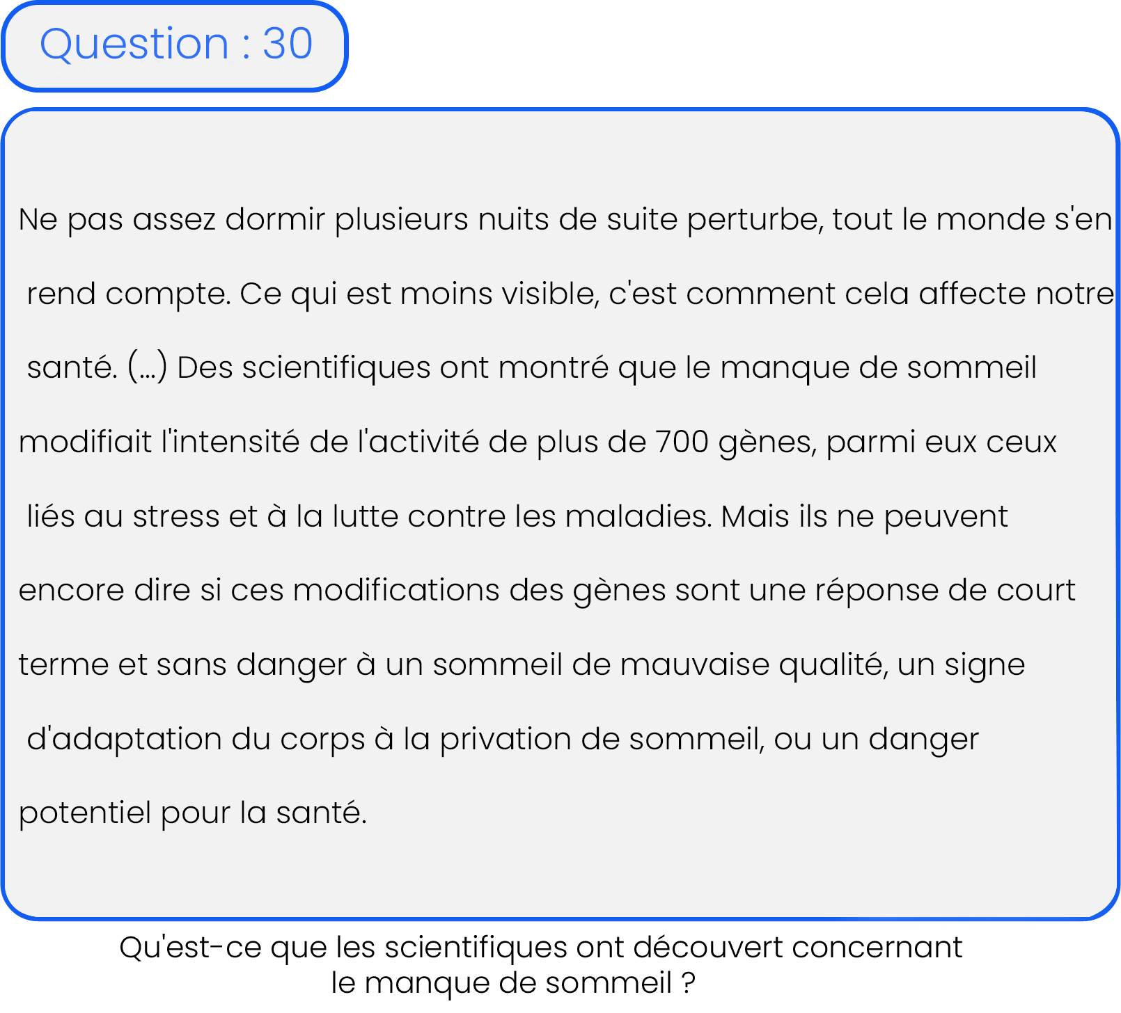 Question 30