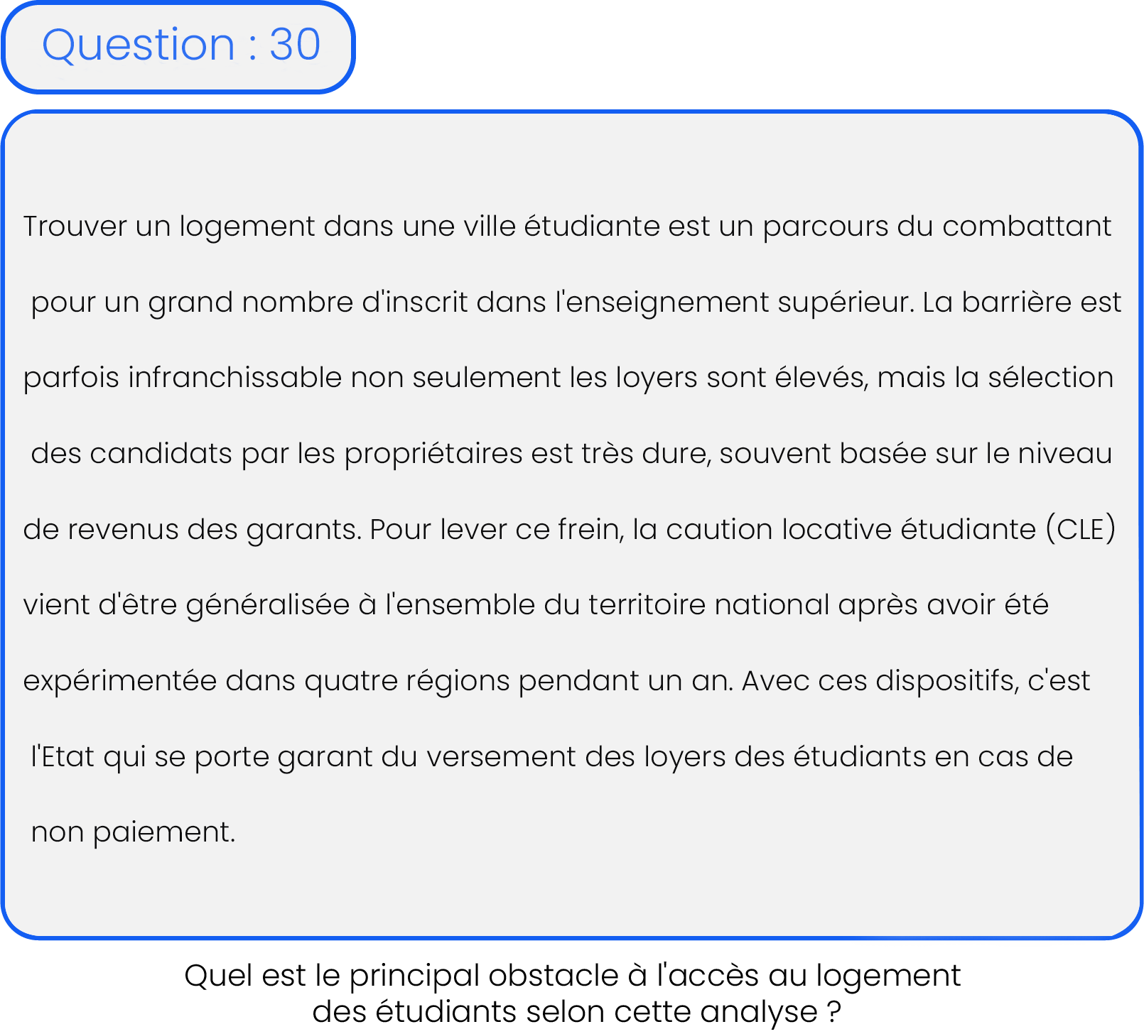 Question 30
