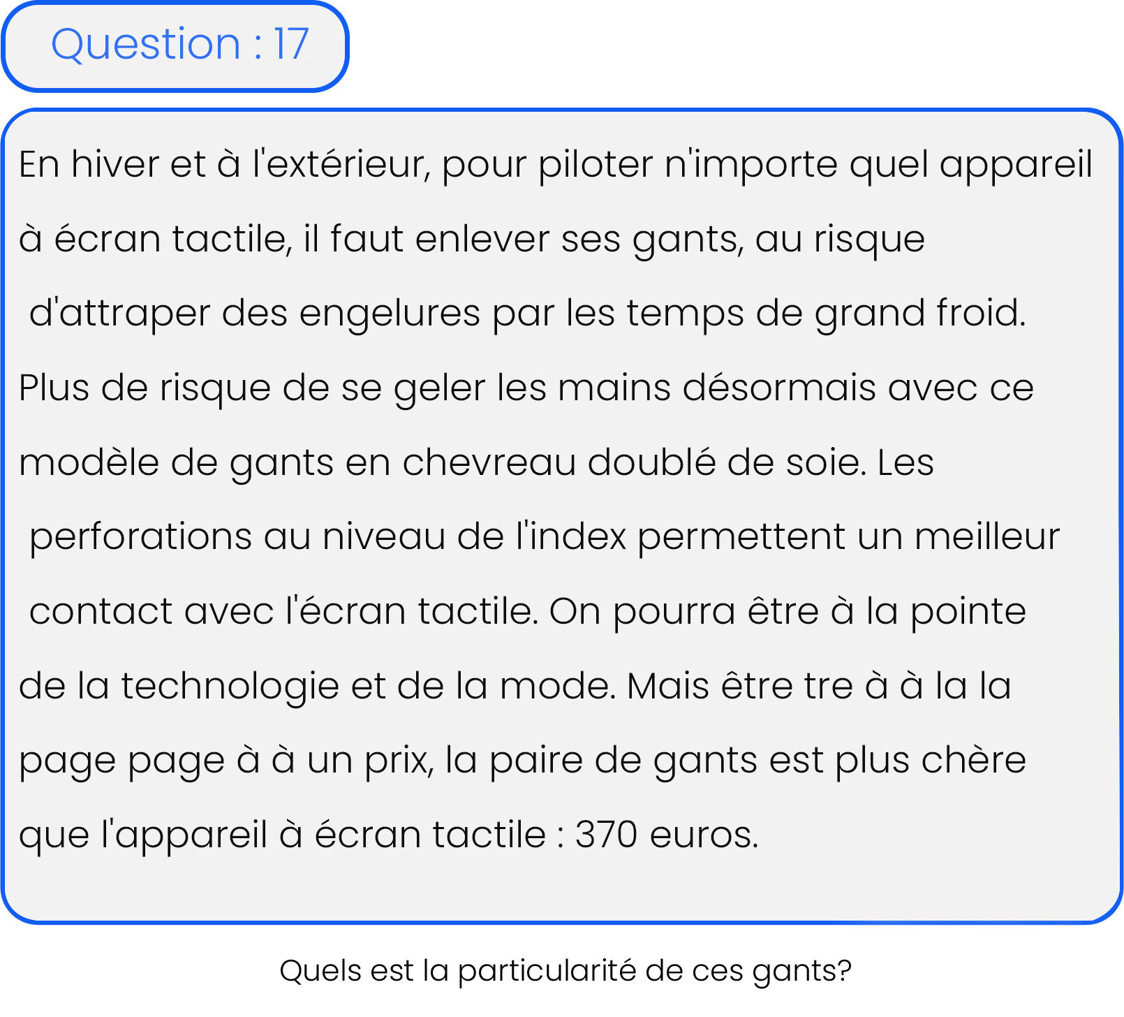 Question 17