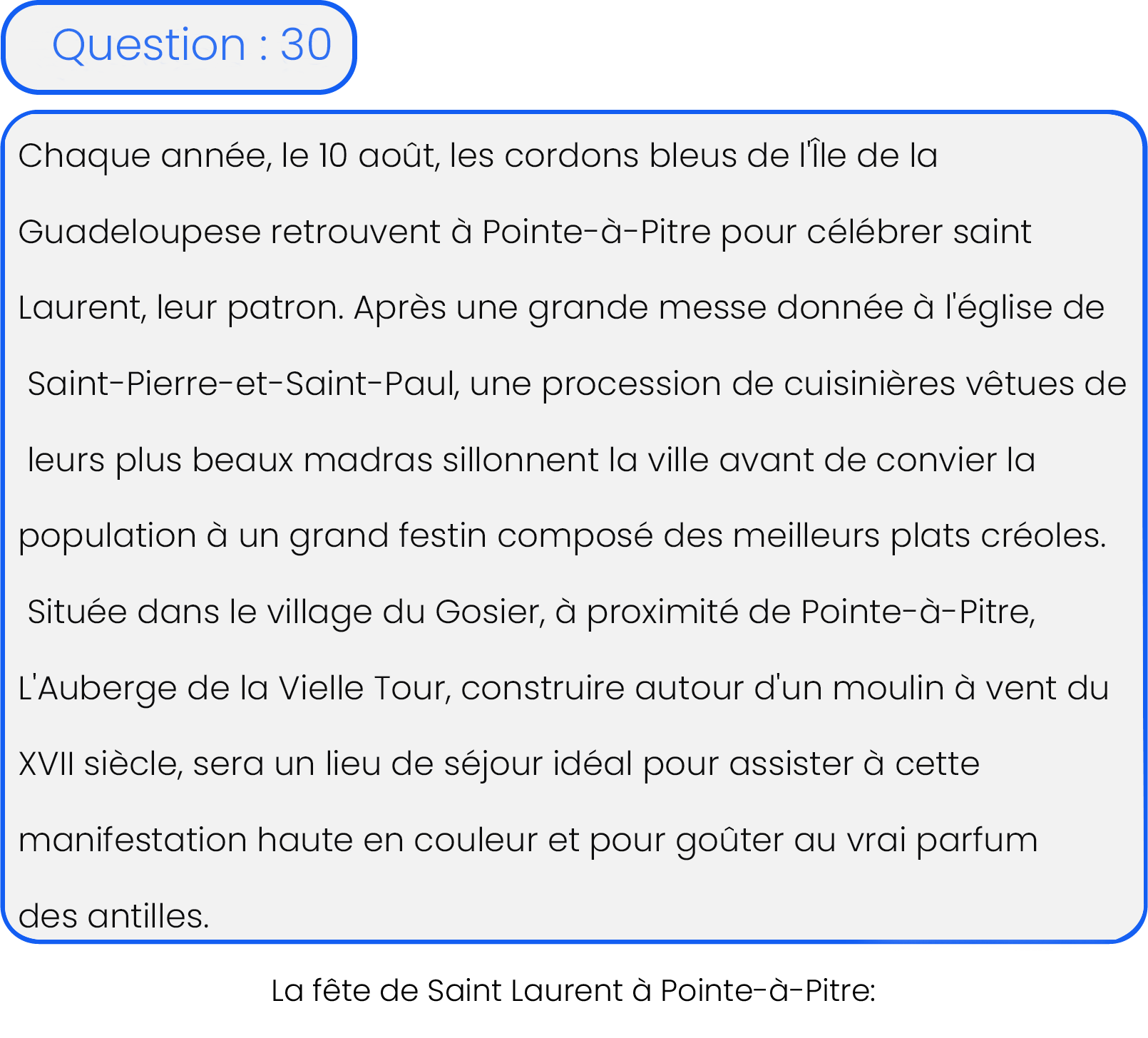Question 30