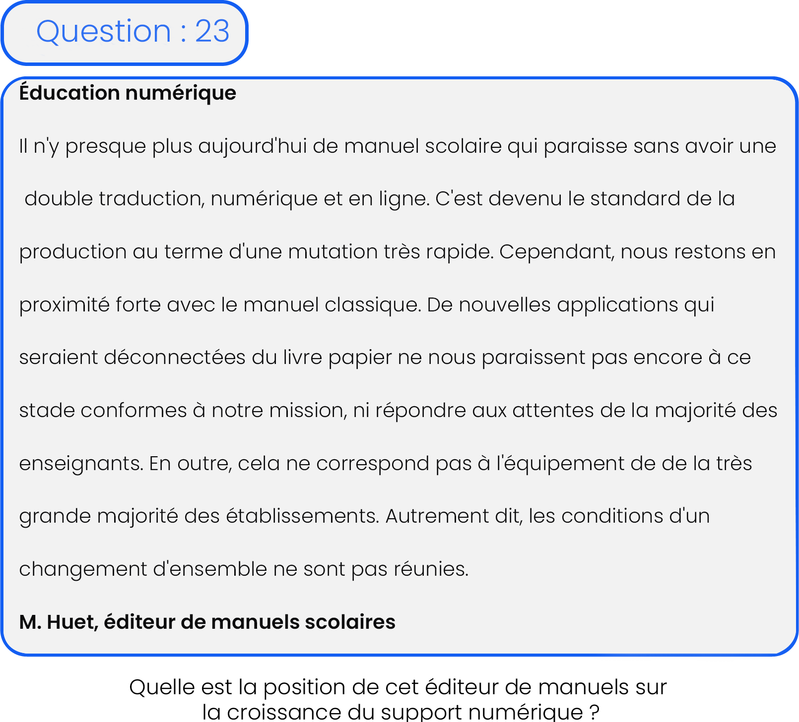 Question 23