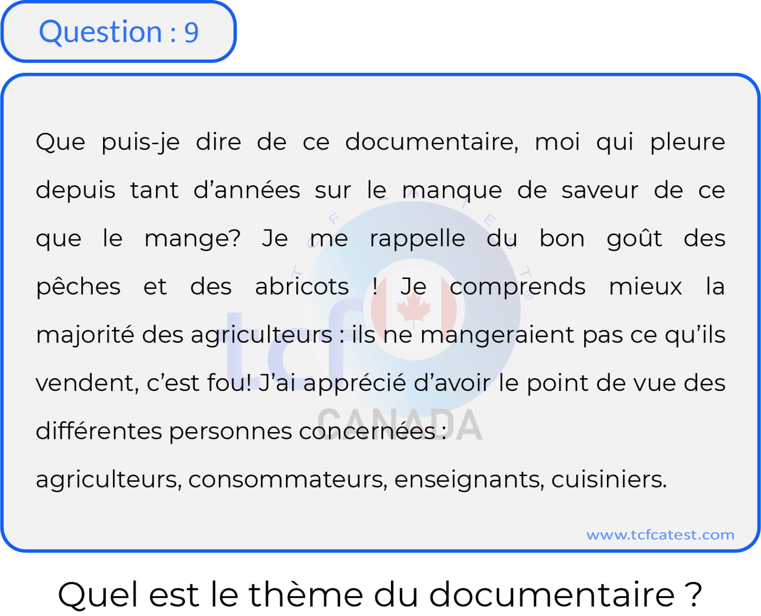 Question 9
